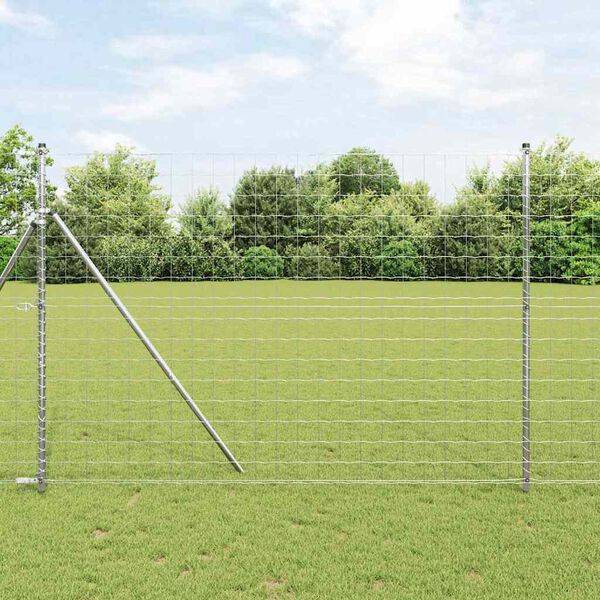 vidaXL Aed koos postiga H&otilde;bedane 1,5 x 10 m Terased ja PVC