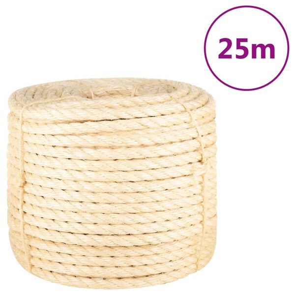 vidaXL köis 100% sisal 14 mm 25 m