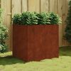 vidaXL taimekast, 80 x 80 x 80 cm, Corten teras