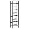 vidaXL Raamatukapp 4 tasandit 40 x 29,5 x 149 cm Tehispuit Hall Sonoma