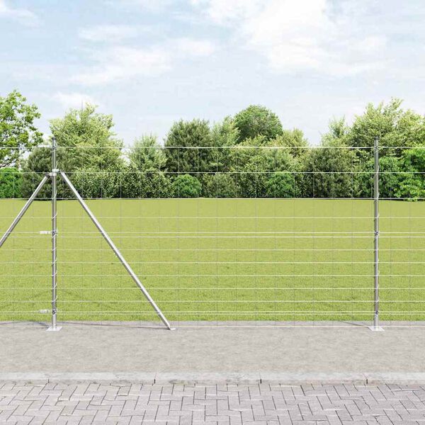 vidaXL Aiapost Galvaniseeritud 25 x 1,4 m Teras