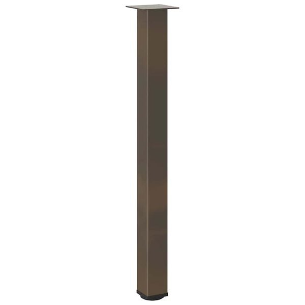 vidaXL baarilaua jalad 4 tk, naturaalne teras, 90&ndash;92 cm, teras