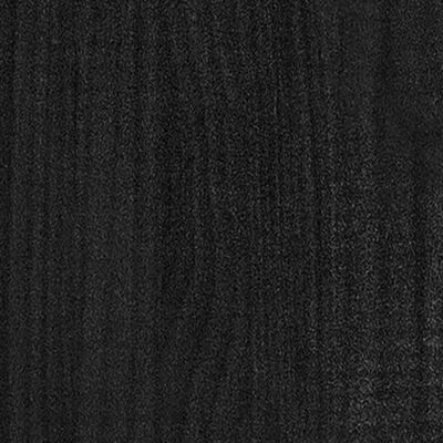 vidaXL aia taimekast, must, 150x50x50 cm, must, toekas männipuit
