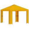 vidaXL Paviljon 3 x 3 m Kollane Pol&uuml;ester ja teras 190 gsm