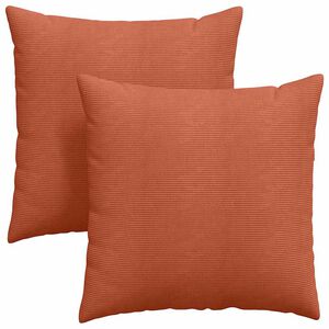 vidaXL Diivanipadjad 2 pcs Punane oranž 60 x 60 cm Korter kangas