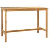 vidaXL Baarilaud Naturaalne 150 x 75 x 105 cm Tugev teakpuit