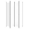 vidaXL 4 paneeliga ruumijagaja, valge, 200x220 cm, kangas