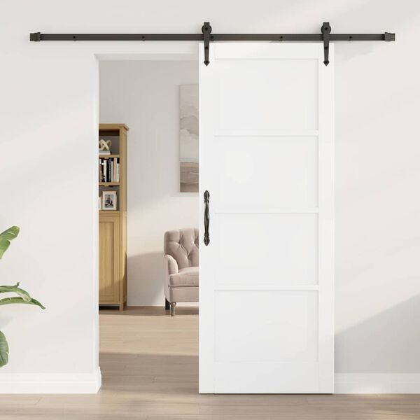 vidaXL Libisev uks ORKDAL Valge 78 x 202 cm Tahke m&auml;nd