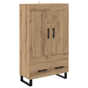 vidaXL K&otilde;rgushein sahtliga K&auml;sit&ouml;&ouml;puu 69,5 x 31 x 115 cm Tehispuit