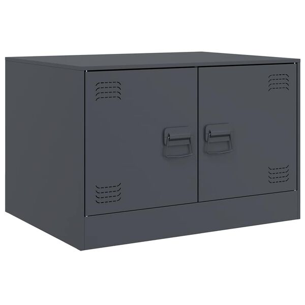 vidaXL kohvilaud, antratsiithall, 67x50x44 cm, teras