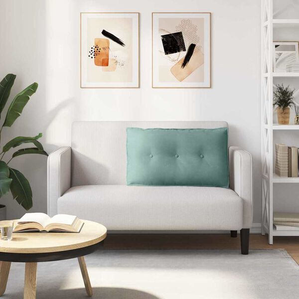 vidaXL Seljatugi padi Mere Roheline 80 x 50 cm Korter kangas