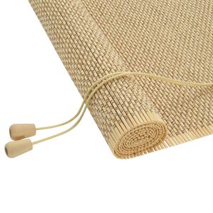 vidaXL Rulookardin Naturaalne 60 x 220 cm Bambus