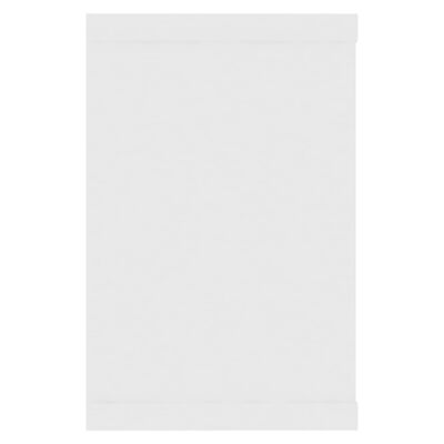 vidaXL kuubikukujulised seinariiulid 4 tk, valge, 60x15x23 cm