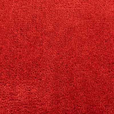 vidaXL vaip "OVIEDO" lühikese narmaga, punane, 80 x 250 cm