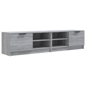 vidaXL telerikapid 2 tk, hall Sonoma tamm, 80x35x36,5 cm, tehispuit