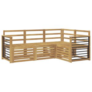 vidaXL Diivanikomplektid 4 pcs Valge 187,5 x 128,5 x 73 cm