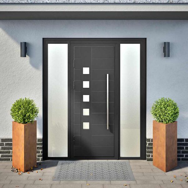 vidaXL aia taimekastid 2tk, kolmnurk, 40x40x75cm ilmastikukindel teras