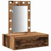 vidaXL Riietumislaud peeglituledega Pruun 60 x 40 x 70 cm Tehispuit