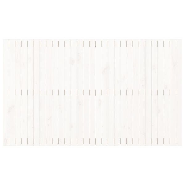 vidaXL seinale kinnitatav voodipeats, valge, 185x3x110 cm, m&auml;nnipuit
