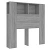 vidaXL peatsi kapp, hall Sonoma tamm, 100 x 18,5 x 102,5 cm