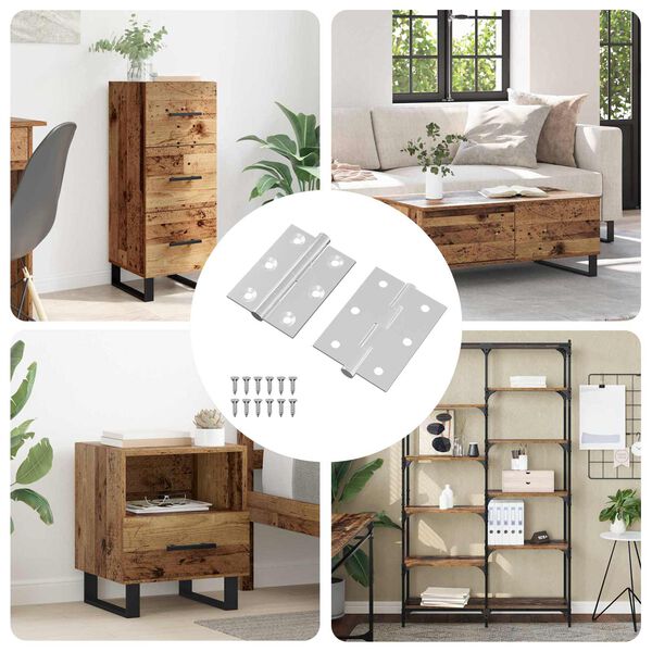 vidaXL Hing 2 pcs H&otilde;bedane 50 x 38 x 1,3 mm Teras