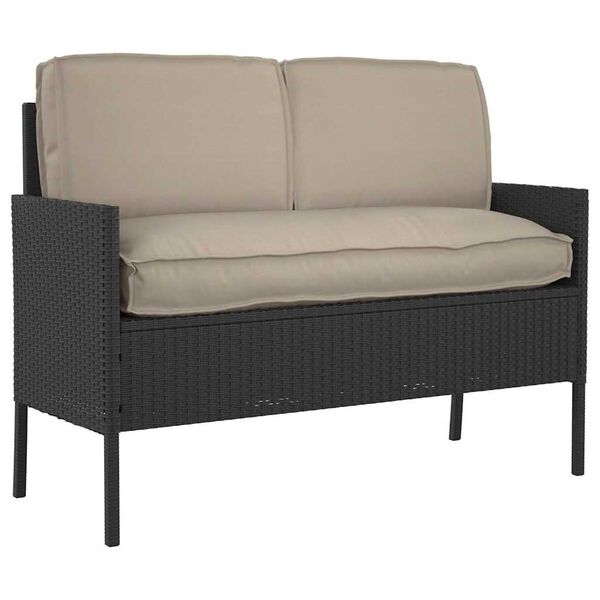 vidaXL Padjakomplekt 3 pcs Pruunikashall Oxfordi kangas