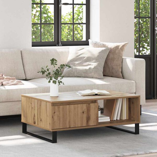 vidaXL Kohvilaud K&auml;sit&ouml;&ouml;puu 90 x 60 x 35 cm Tehispuit