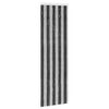 vidaXL S&auml;&auml;sev&otilde;rk Chenille Hall ja must 56 x 185 cm 100% PP