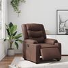 vidaXL elektriline tugitool, pruun, kunstnahk