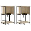 vidaXL &Ouml;&ouml;lambi kapp 2 tk Sonoma tamm 38 x 31 x 61 cm Tehispuit