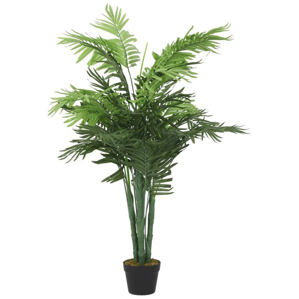 vidaXL kunstpalm, 28 lehega, 120 cm, roheline