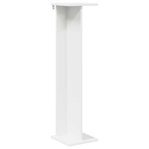 vidaXL Taimede alus Valge 25 x 25,5 x 100,5 cm Tehispuit