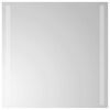 vidaXL LED vannitoa peegel L&auml;bipaistev 50 x 50 cm karastatud klaas