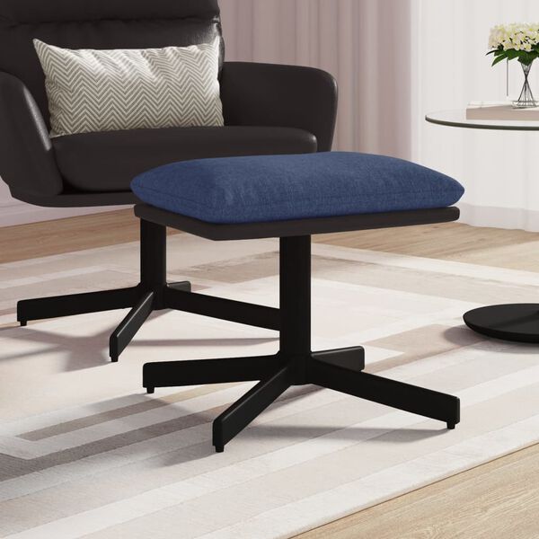 vidaXL jalapink, sinine, 60x60x36 cm, kangas ja kunstnahk