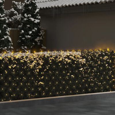 vidaXL jõulutulede võrk, soe valge, 3 x 2 m, 204 LEDi, siseruumi, õue