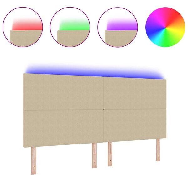 vidaXL LED peatoed LED -ribatuledega Hall roheline 200 cm Pol&uuml;ester