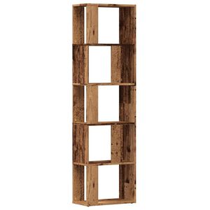 vidaXL raamatukapp Vana puit 45x24x159 cm Engineered Wood