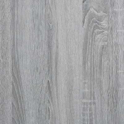 vidaXL jalatsikapp, hall Sonoma tamm, 75 x 34 x 112 cm, tehispuit
