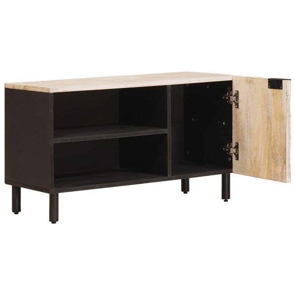 vidaXL Telerikapp ladustamisega Valge pesu viimistlus 80 x 33 x 46 cm