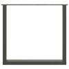 vidaXL söögilaua jalad U-kujulised 2 tk, antratsiithall, 90 x (72-73) cm, teras