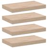 vidaXL seinariiulid 4 tk 40x23,5x4 cm tehispuit
