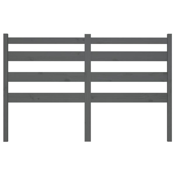 vidaXL voodipeats, hall, 146 x 4 x 100 cm, m&auml;nnipuit