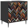 vidaXL Vannitoa kapp OMMEN Must tamm 60 x 40 x 61 cm Tehispuit