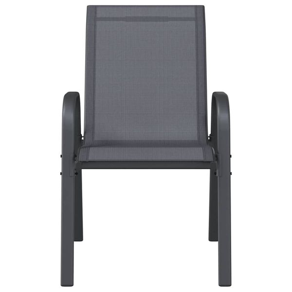 vidaXL virnastatavad aiatoolid 2 tk, hall, tekstileenkangas