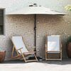 vidaXL Aed Parasol Pool Liivakarva 294 x 150 x 224 cm kangas