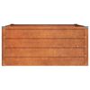 vidaXL taimekast, rooste, 100x100x45 cm, Corten-teras