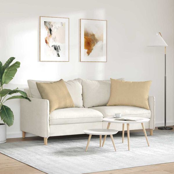 vidaXL Diivanipadjad 2 pcs Hall roheline 70 x 50 cm Korter kangas