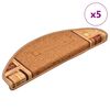 vidaXL isekleepuvad trepivaibad 5 tk, 65x21x4 cm, beež