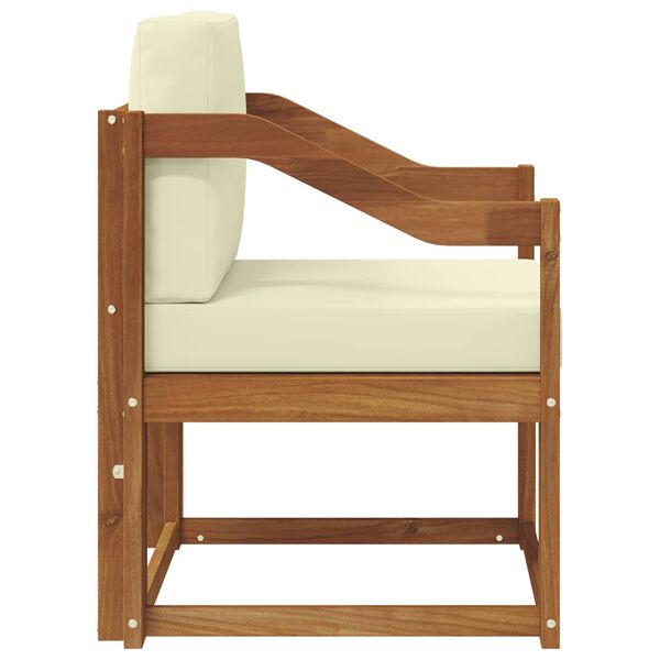 vidaXL &Otilde;uesohva Tugev akaatsiapuit ja pol&uuml;ester Neutraalne