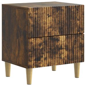 vidaXL &Ouml;&ouml;lambi kapp Suitsutatud tamm 43 x 34,5 x 48 cm Tehispuit